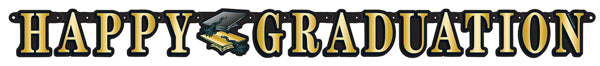 Happy Graduation Streamer, 5 Inches x 5 Feet