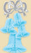 20-Inch Light Blue Bell Cluster Decoration