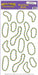 Mardi Gras Beads Peel 'N Place Decoration