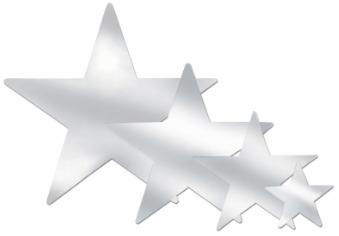 9-Inch Silver Foil Star Decoration