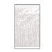 White 2-Ply Fringe Drape, 15 Inches x 10 Feet