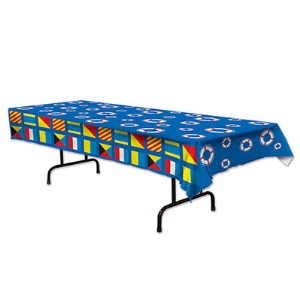 Nautical Table Cover, 54 x 108 Inches