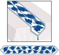 GRAD CAP TABLE RUNNE R BLUE 11"X6" MIN 3