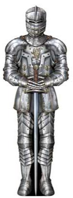 6 ft Jointed Suit of Armor Decoration