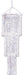 Opal 3-Tier Shimmering Chandelier Decoration