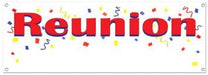 All-Weather Reunion Sign Banner, 21 Inches x 5 Feet