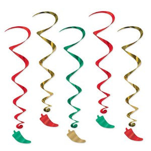 CHILI PEPPER WHIRLS 5/PKG 3'