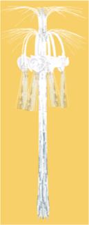 Wedding Cascade Hanging Column Decoration, 1 per Package