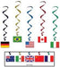 INTERNATIONAL FLAG WHIRLS 5/PKG 3'4"