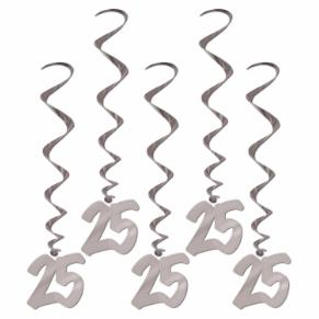 25TH ANNIVERSARY WHIRLS 5/PKG 3'