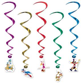 CIRCUS WHIRLS 5/PKG 3'
