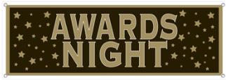 Awards Night Sign Banner, 5 ft x 21 in