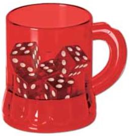 3 oz Shot Mug with 5 Dice