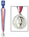 2nd Place Silver Medal with 30-Inch Ribbon