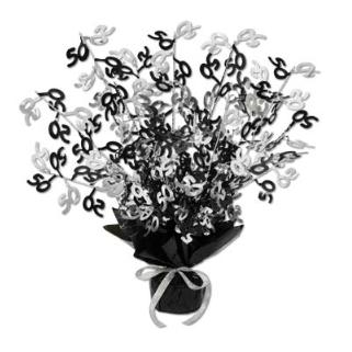 "50" Gleam N' Burst Birthday Centerpiece