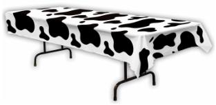 Cow Print Tablecover, 54 x 108 Inches