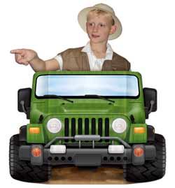 Jungle Safari Prop, 37 x 25 Inches