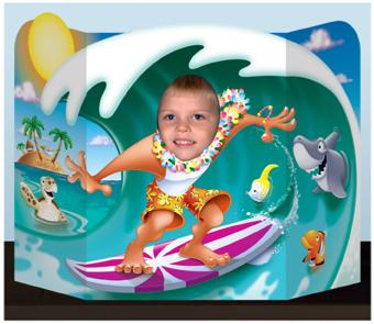 Surfer Dude Photo Prop, 1 Pack