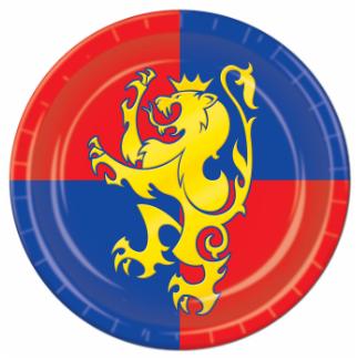 7-Inch Medieval Party Plates, 8 Count