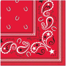 Bandana Luncheon Napkins, 16 Count