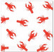 Crawfish 2-Ply Luncheon Napkins, 16 Count