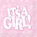It's a Girl 2-Ply Luncheon Napkins, 16 Count