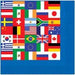 International Flag Beverage Napkins, 16 Count