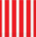 Red & White Striped Beverage Napkins, 16 Count