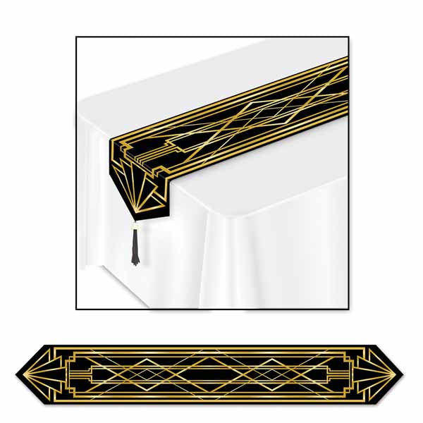 Great '20s Printed Table Runner