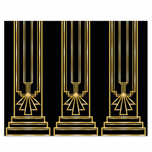 Great 20's Insta-Theme Party Backdrop, 1 Count