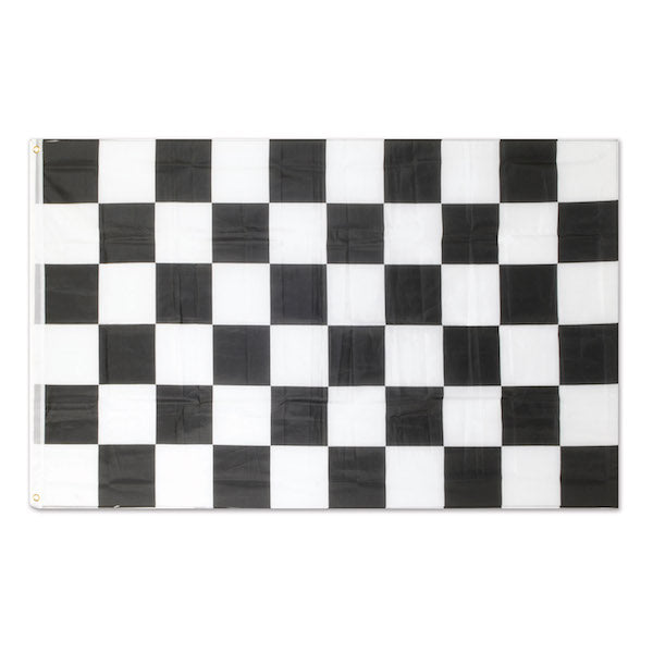 Checkered Racing Flag with 2 Grommets