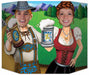 Oktoberfest Couple Photo Prop