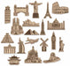 Around the World Double-Sided Cutouts, 20 Count