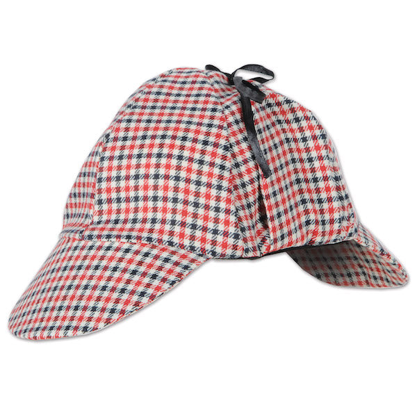 Deerstalker Detective Costume Hat, One Size
