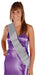 Make Your Own Silver Satin Sash