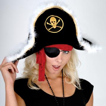 Child's Pirate Captain Hat