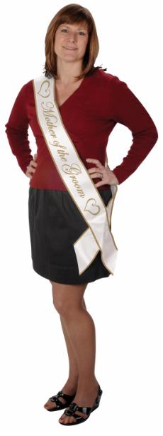 Mother of the Groom Satin Sash