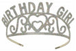 Glittered Happy Birthday Girl Tiara