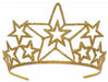 Glittered Star Tiara