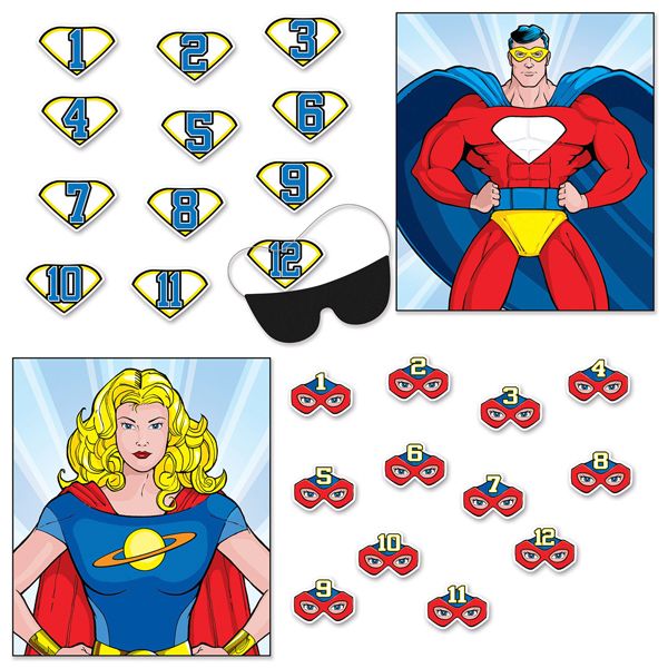 Hero Party Games, 2 Per Package