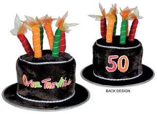 Plush "50" 50th Birthday Hat