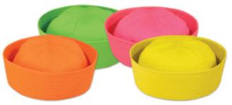Neon Sailor Hat, Assorted Colors
