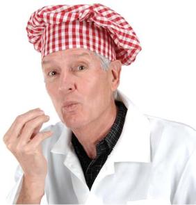 Gingham Chef Hat