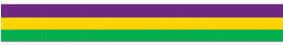 Mardi Gras Poly Decorating Material, 1 Per Package