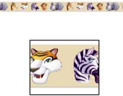 Jungle Animals Party Tape, 3 Inches x 20 Feet