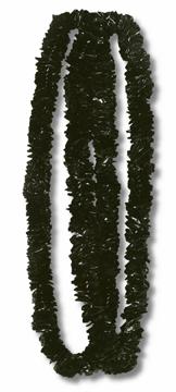 Black Poly Lei, 1.5" x 36"