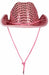 Pink Sequined Cowboy Hat