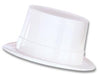 White Plastic Top Hat