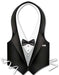 Plastic Tuxedo Vest for Awards Night Parties