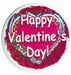 Happy Valentine's Day Laser-Etched Button